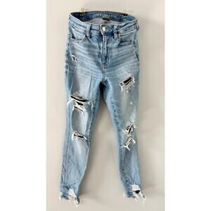 American Eagle Next Level Stretch Distressed Skinny Jeans – Women’s Size 6